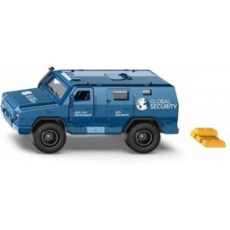 Siku Super - bezpečnostní auto pro přepravu peněz a cenností s nálepkami, 1:50