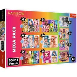 Trefl Puzzle Rainbow High Mega Pack 10 v 1