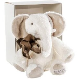 Maud N Lil Slon Nellie bílý v dárkové krabici s kartičkou