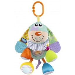 Playgro Závěsný pejsek s kousátky pastelový