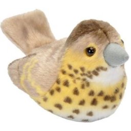 WILD REPUBLIC Plyšový ptáček se zvuky Drozd