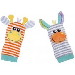 Playgro Chrastící ponožky a náramky pastelové