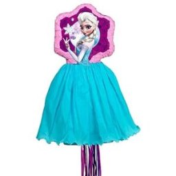 Amscan Piňata Frozen Elsa - Ledové království - 29,5 × 61,8 × 2,7 cm - tahací
