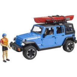 Bruder 2529 Jeep Wrangler Rubicon s kajakem a figurkou