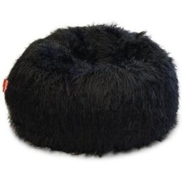 BeanBag Sedací vak Shaggy Black
