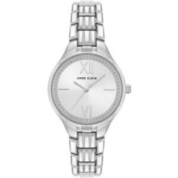 Anne Klein dámské hodinky kulaté stříbrné AK/4061SVSV