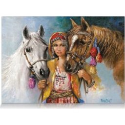 Star Puzzle Venkovská dívka 1000 dílků