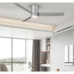 Immax NEO LITE FRESH Smart LED stropní svítidlo s ventilátorem 18W/40W Tuya WiFi stříbrné