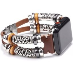 Predator Q1 Náramek/pásek na chytré hodinky 18cm Apple hnědá č.5 / 42mm,44mm