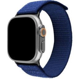 FIXED Nylon Sporty Strap pro Apple Watch Ultra 49mm tmavě modrý