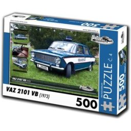 Retro-auta Puzzle č. 4 VAZ 2101 VB (1973) 500 dílků