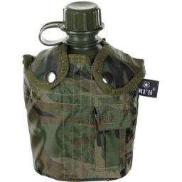Max Fuchs AG Láhev polní US nylonový potah Woodland 1000 ml