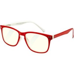 GLASSA - BlueLight GLASSA Blue Light Blocking Glasses PCG 07, dioptrie: +0.00 červená
