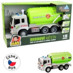 MaDe Auto cisterna na setrvačník, se světlem a zvukem