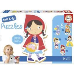 Educa Borras EDUCA Baby puzzle Pohádky 5v1 (3-5 dílků)