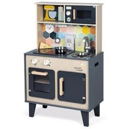 Janod Dřevěná kuchyňka s LED deskou