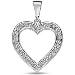 Jan Kos jewellery DIANTE Zlatý přívěsek srdce 59642415 (Au 585/1000, 1,18 g)