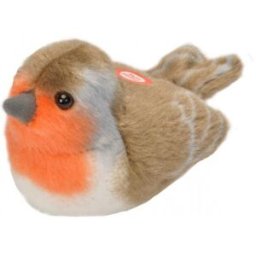 WILD REPUBLIC Plyšový ptáček se zvuky Červenka