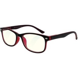 GLASSA - BlueLight GLASSA Blue Light Blocking Glasses PCG 030, +1,00 dio, černo červené