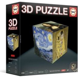Educa Borras Educa 3D Puzzle kostka Umění 216 dílků
