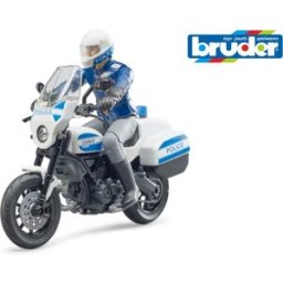 Bruder Pohotovostní vozidla - bworld policejní motorka Scrambler Ducati a policista