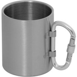 Max Fuchs AG MFH Hrnek dvouplášťový nerezový 300 ml s karabinou