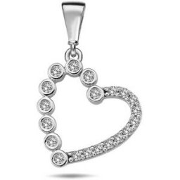 Jan Kos jewellery DIANTE Zlatý přívěsek srdíčko 59642419 (Au 585/1000, 0,87 g)
