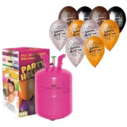 Kingofbal Helium a sada latex. balónků mix štastný nový rok 10 ks 30 cm silvestr