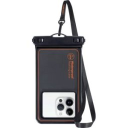 Mobile Origin Waterproof Floating Case 6.5" Black/Orange