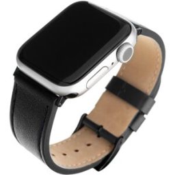 FIXED Leather Strap pro Apple Watch 38/40/41mm černý