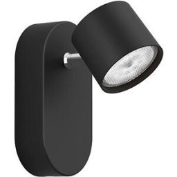 Philips Star bodové LED svítidlo 1 × 4,5 W, 500 lm, 2700 K, IP20, stmívatelné, černé