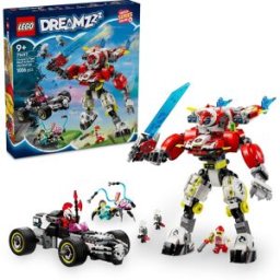 Lego DREAMZzz™ 71497 Cooperův tygří robot a Zerův hot rod