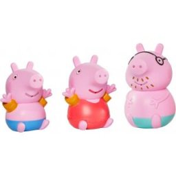 Toomies - Prasátko Peppa Pig, tatínek a Tom - stříkající hračky do vody