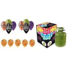KINGOFBAL HELIUM SADA HALLOWEENSKÁ PÁRTY malá - 200 L