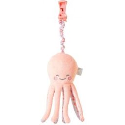 Saro Baby chobotnička s klipem Happy Sea Pink