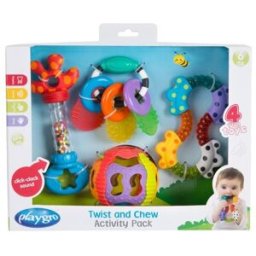 Playgro Dárkový set s chrastítky a kousátky