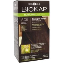 BIOKAP Nutricolor Delicato 5.05 Chestnut Light Brown Gentle Dye 140 ml