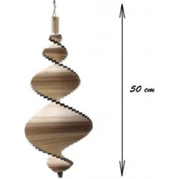 T-WOOD s.r.o. T-Wood Větrná spirála Kamélie 50 cm