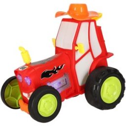 KIK KX4614 RC skákající a tančící traktor 3,7 V, červený
