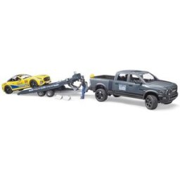 Bruder 2504 Terénní auto RAM se závoďákem a figurkou
