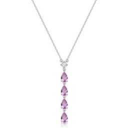 Brosway Fancy Vibrant Pink FVP112 Náhrdelník (Ag 925/1000, 2,9 g)