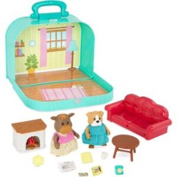 Li'l Woodzeez Sada v kufříku Obývací pokoj