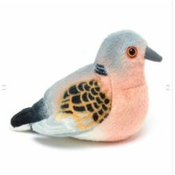 WILD REPUBLIC Plyšový ptáček se zvuky Hrdlička