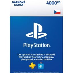 Sony PlayStation Store - Kredit 4000 Kč - CZ Digital