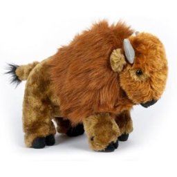 Kids World Plyšový bizon stojící 21 cm