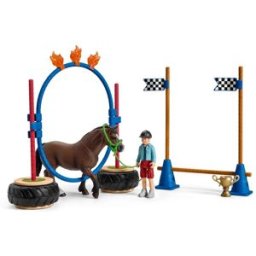 Schleich Závod v agility pro poníky 42482