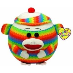 Plyš TY Beanie Ballz Opice duhová