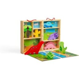 Bigjigs Toys Krabička na hraní s dinosaury