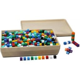 RE-PLASTIC RePlastic Zátěžové kostky 1000 × 1 g v RE-Wood boxu