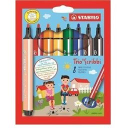 STABILO Trio Scribbi 8 barev